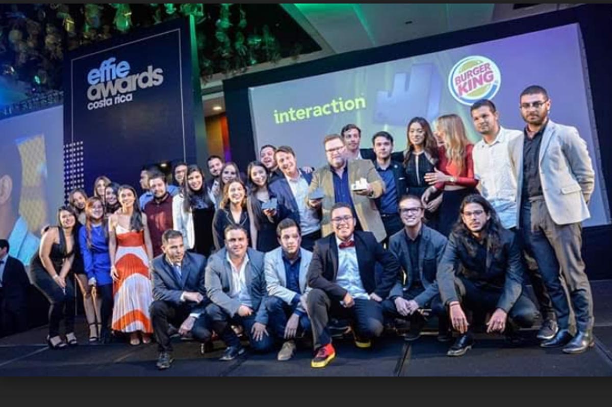 Interaction y Burger King ganaron el Gran Effie en Costa Rica