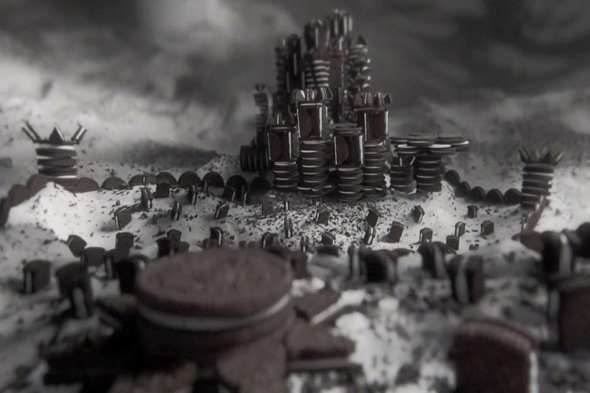 Oreo usó más de 2.750 galletitas para recrear el opening de Game of Thrones