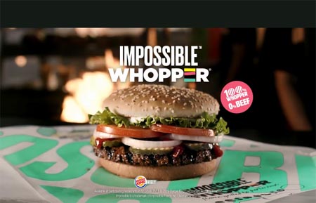 Burger King está vendiendo un Whopper sin carne