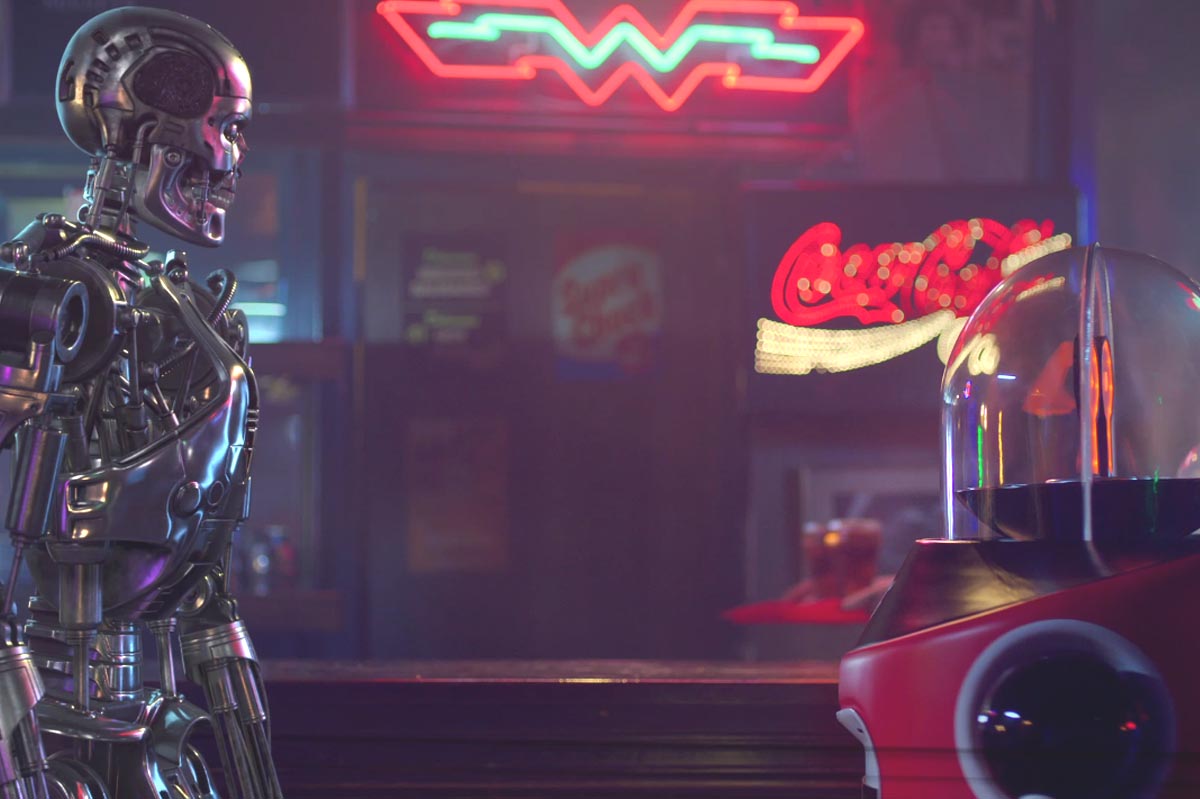 Preestreno: Grey Argentina y Coca-Cola logran que MARTA desafíe a Robocop y Terminator T-800