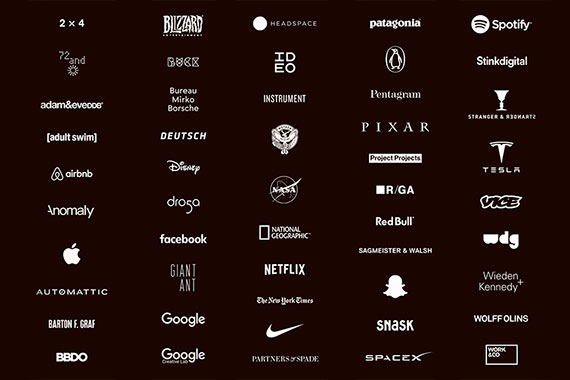 Los creativos matarían por trabajar full time en alguna de estas 50 empresas