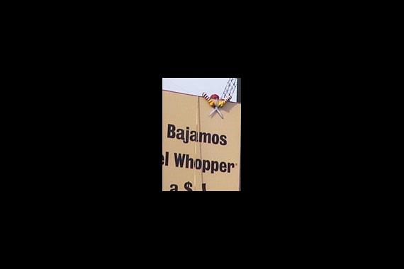 Nuevo cartel de Burger King