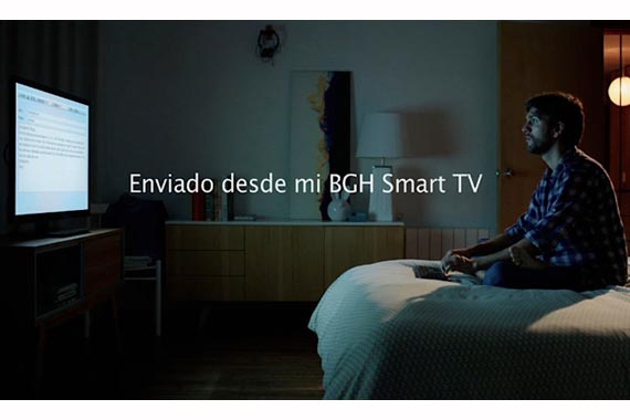 Emails, preestreno de Del Campo S&S para BGH Smart TV