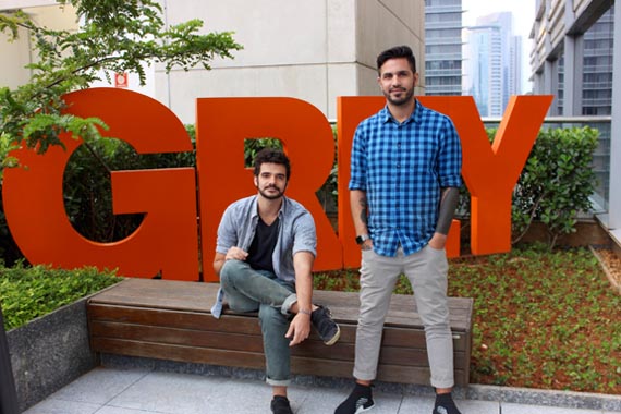 Rafael Gonzaga y Bruno Brux, nuevos directores creativos de Grey Brasil