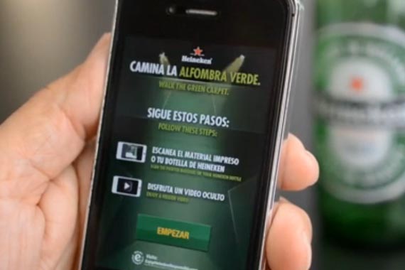 Una aplicación que escanea la etiqueta de Heineken y abre las puertas de los Grammy Latinos