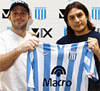 Mix se pone la camiseta de Racing Club