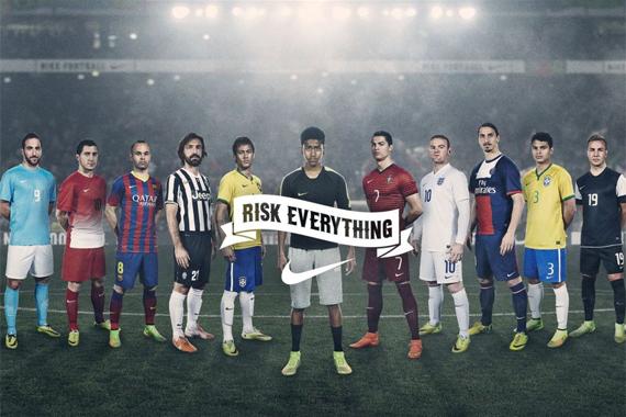 “Risk everything”, de Nike, es la campaña más vista en la historia de los mundiales