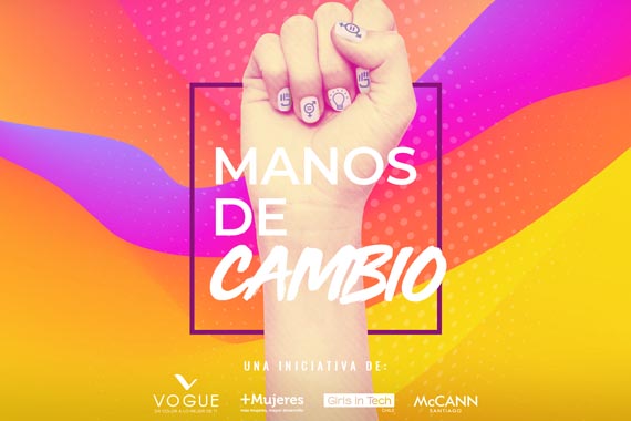 “Manos de cambio”, preestreno de McCann Santiago para Vogue Cosméticos, +Mujeres y Girls in Tech