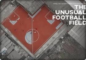 the unusual football field