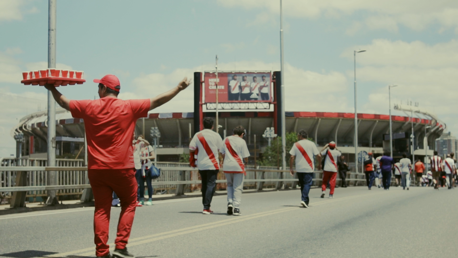 El cocacolero de la final