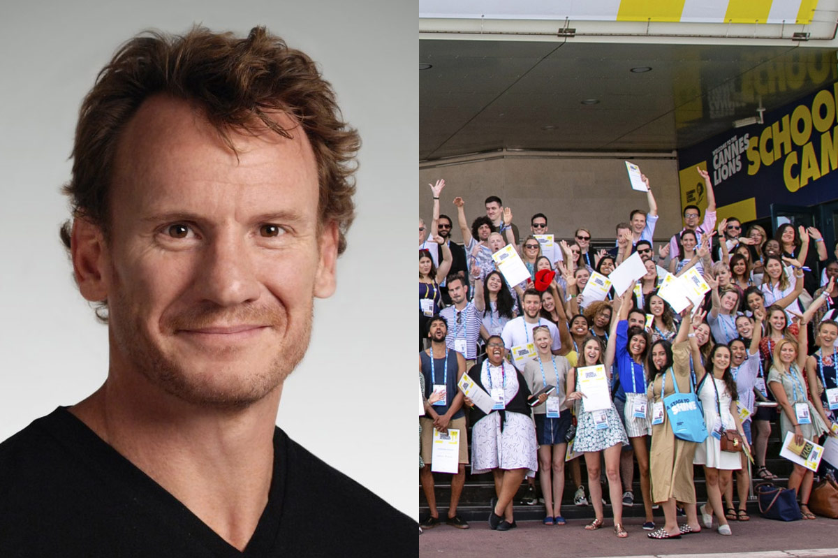 Nick Law agradeció ser el honorary chairperson de la Cannes Lions School 2019