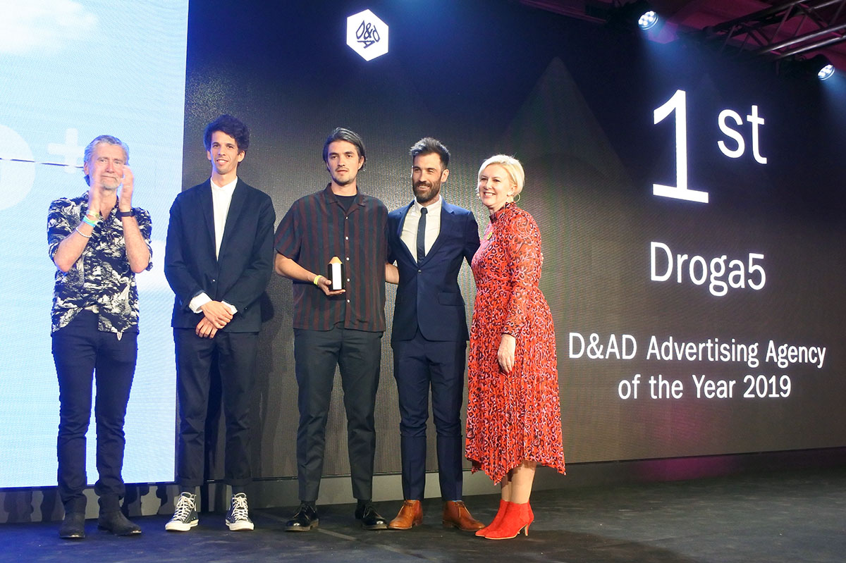 D&AD 2019: Droga5, agencia del año; hubo 69 premios para Iberoamérica y seis Black Pencils
