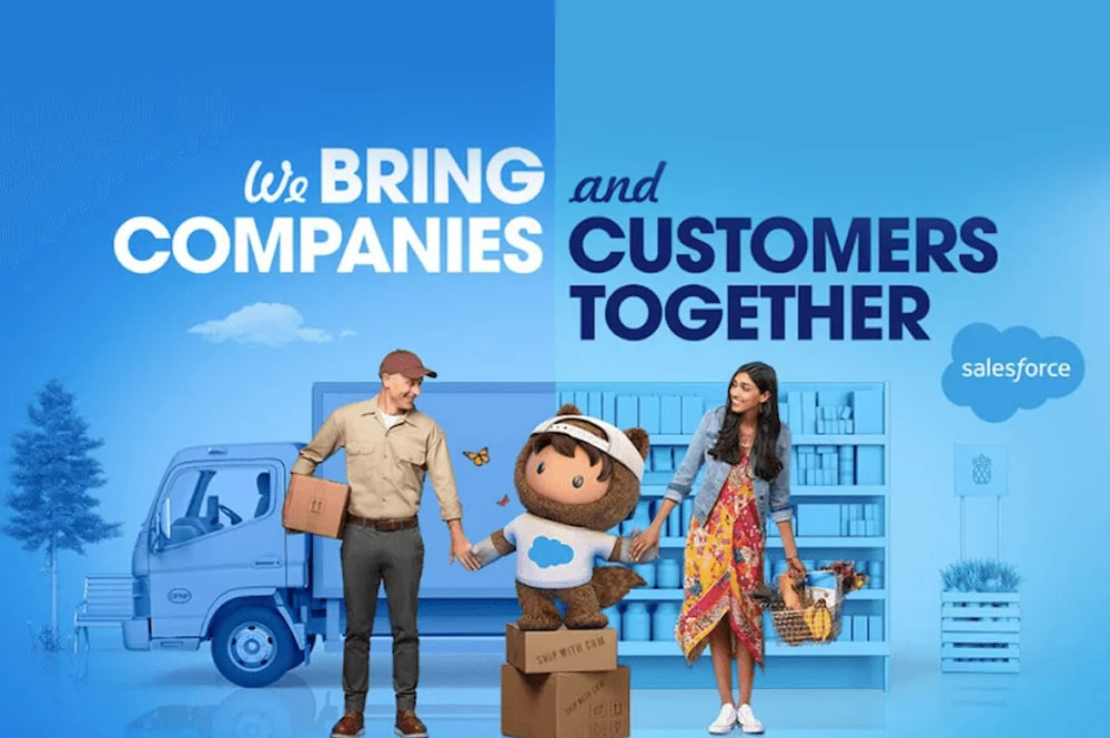 Salesforce lanzó una campaña global para explicarle al público qué está haciendo