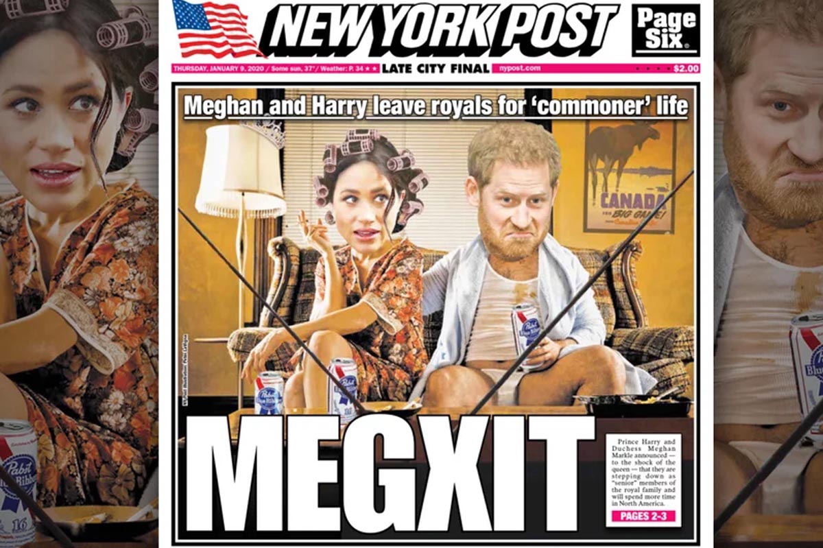 The New York Post imagina a Harry y Meghan pasándola en grande