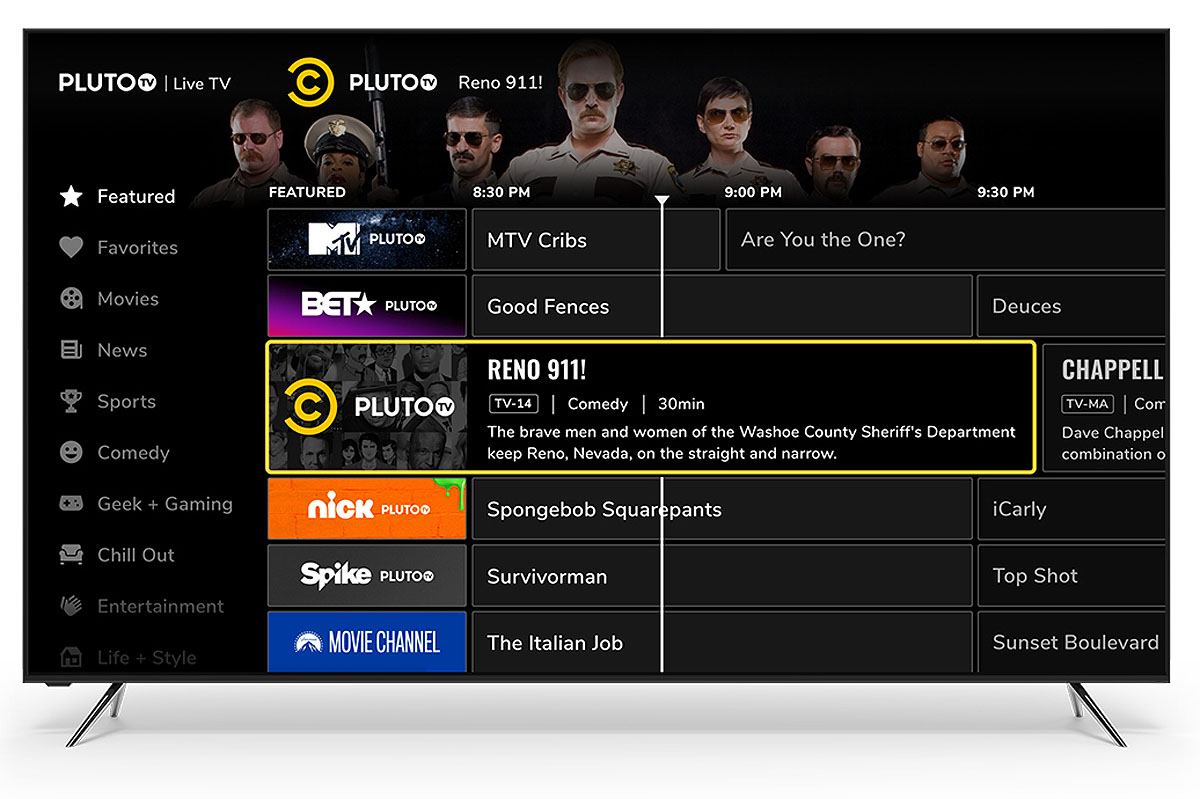 ViacomCBS lanzó su servicio gratuito de streaming: Pluto TV
