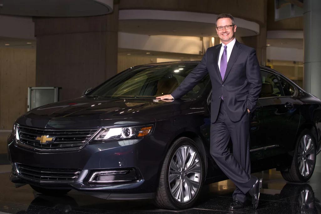 El vicepresidente de marketing de Chevy Paul Edwards se alejó del cargo