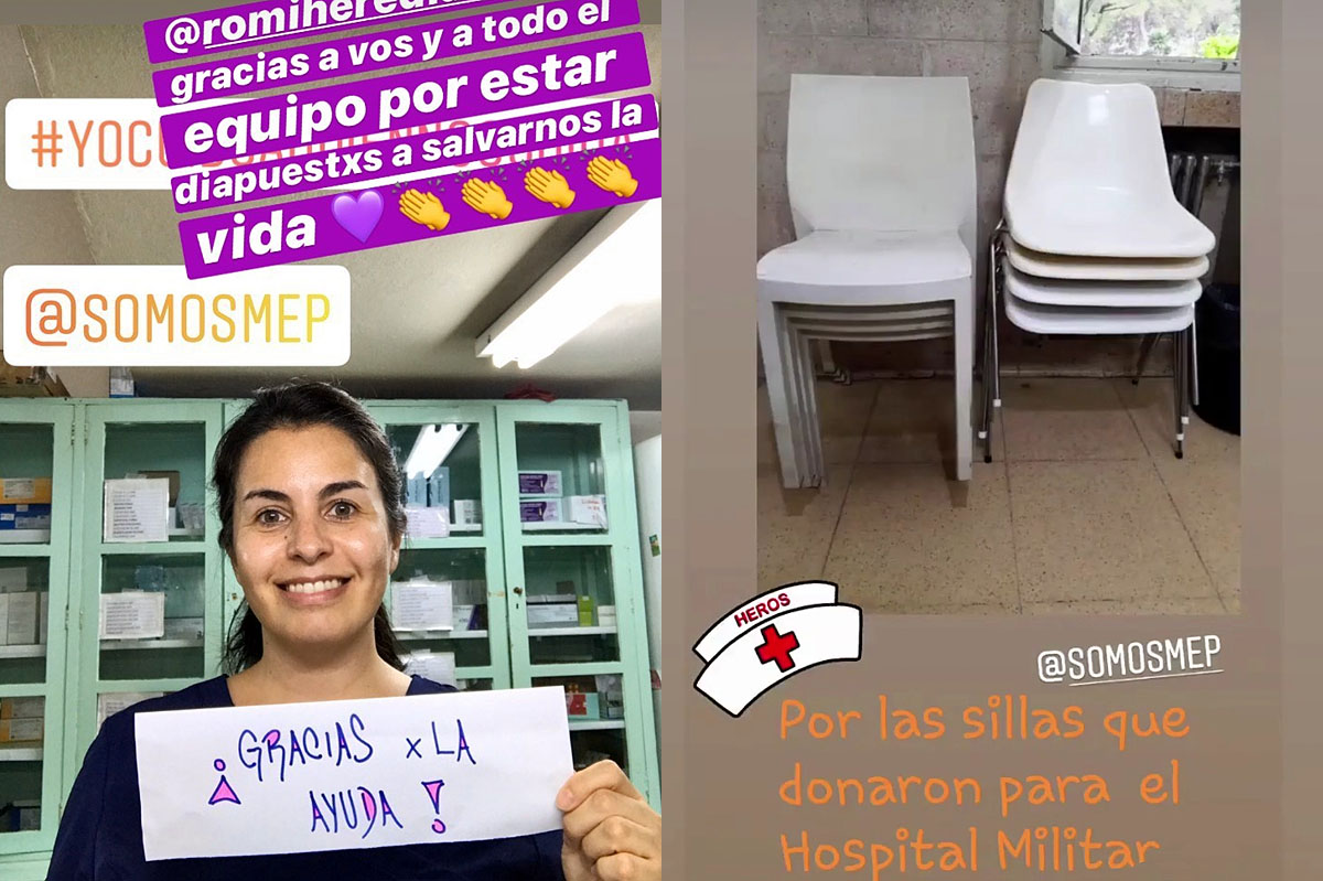 La campaña “Yo cuido a quien me cuida” lleva recaudados miles de pesos 