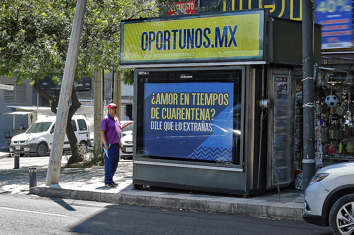 Nuevo: Grey México y Oportunos.mx donan espacio de publicidad exterior