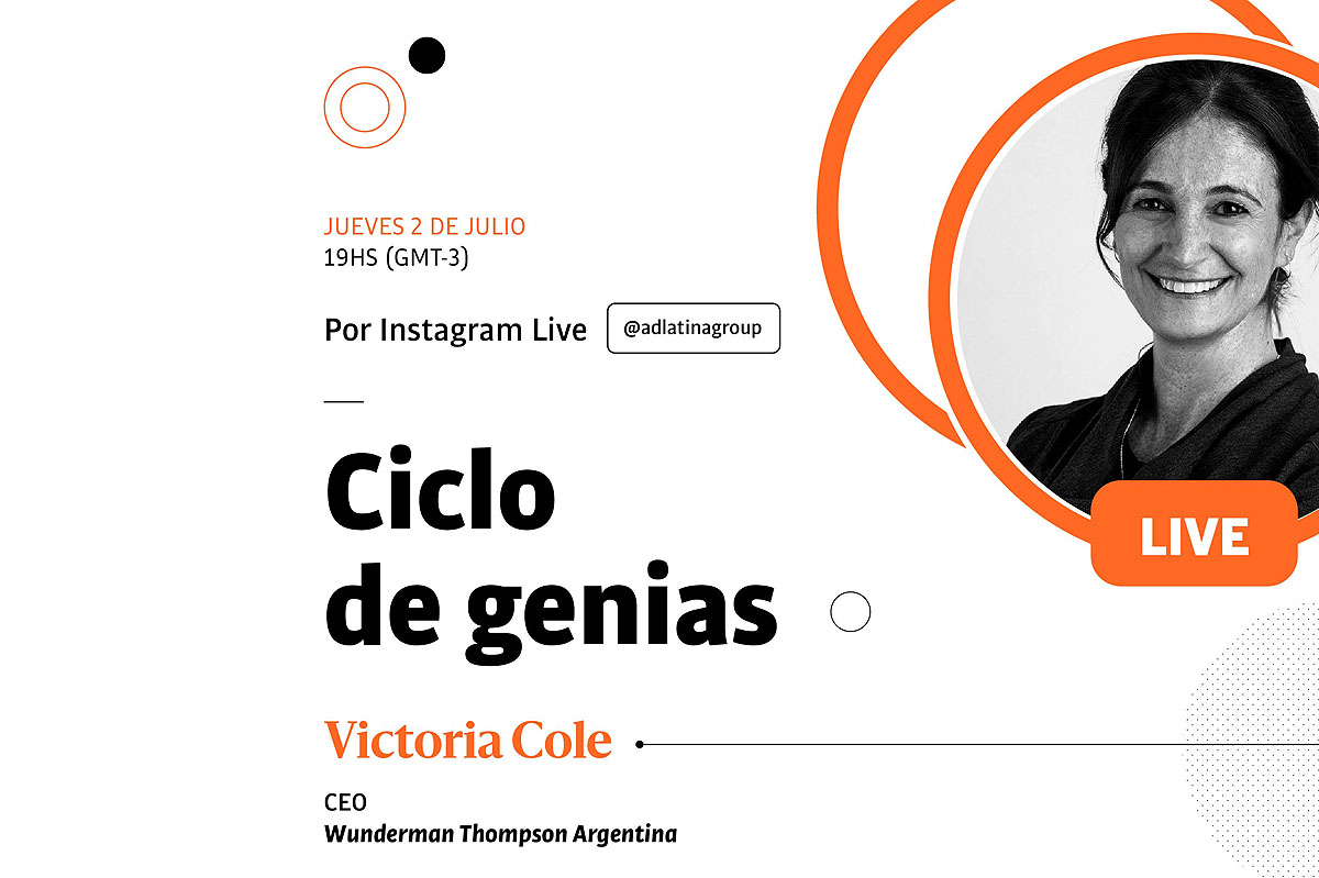 Esta tarde, Victoria Cole llega a Adlatina Live