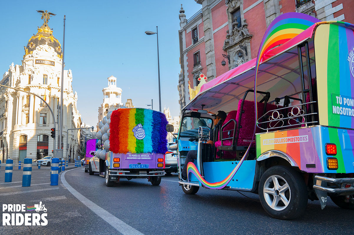 Nuevo: David Madrid y Burger King España quieren mantener vivo el desfile del orgullo