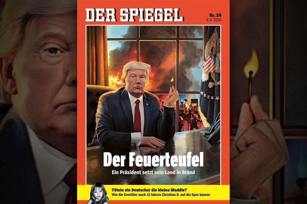 El semanario alemán Der Spiegel denunció el “estilo incendiario” de Donald Trump