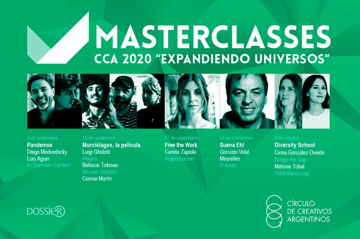 El Círculo de Creativos Argentinos convoca a sus masterclasses “Expandiendo universos” y Don anunció cambios en su equipo