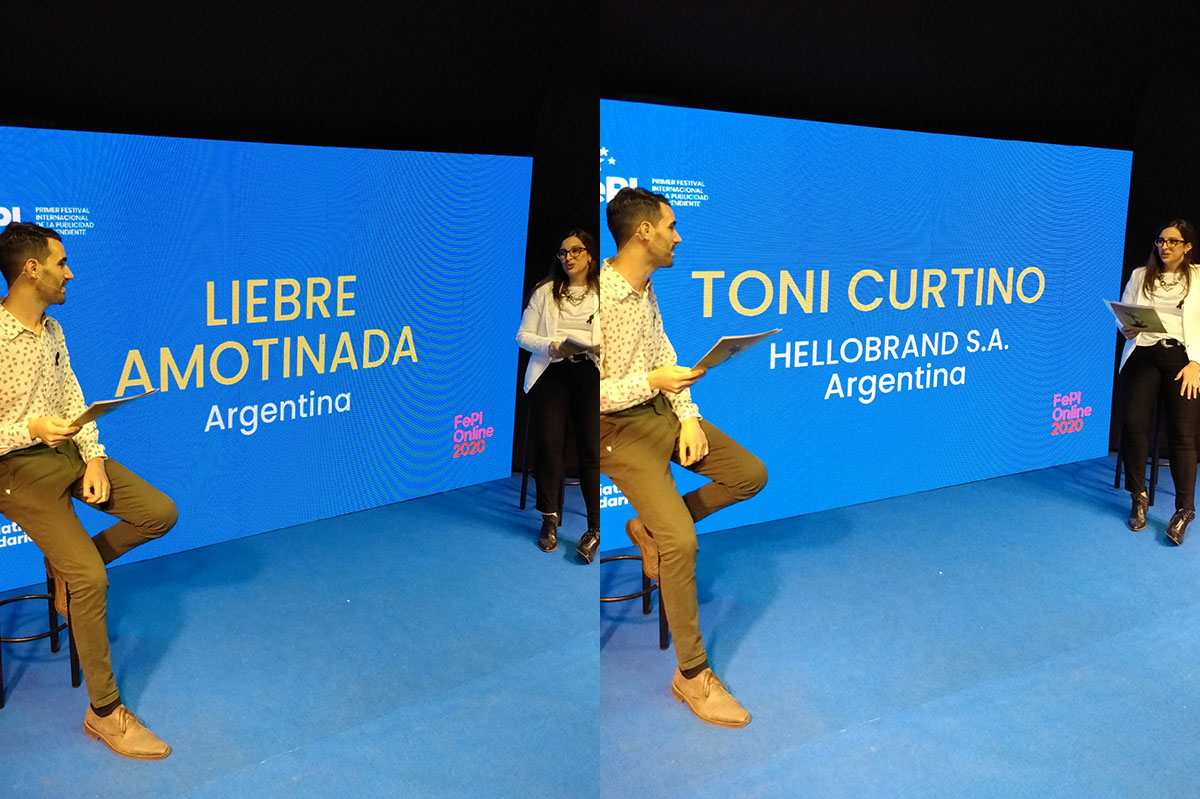 FePI 2020: Liebre Amotinada, otra vez agencia del año; Toni Curtino, de Hellobrand, mejor DGC