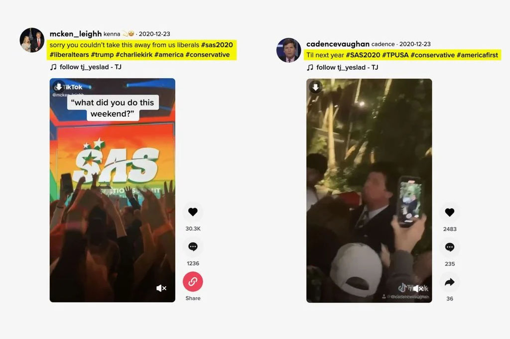 Los influencers políticos de TikTok salen subrepticiamente del portal para no ser detectados 