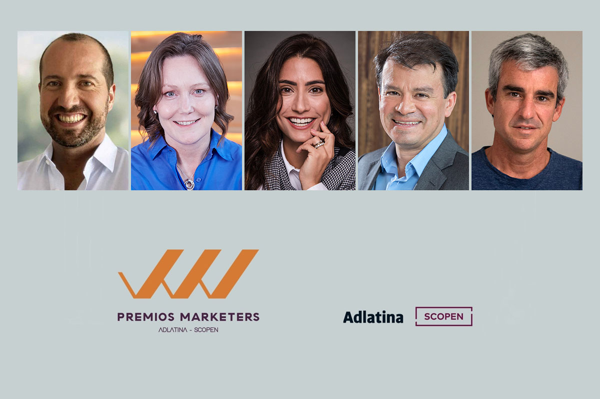 Reina, McKerrow, Bottesi, Meza y Muente recibieron el Premio Marketers Latam