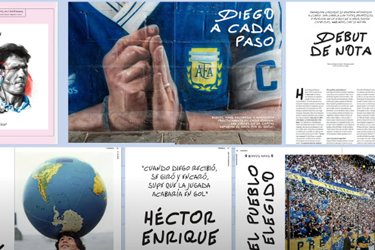 Nuevo: Lola MullenLowe Barcelona y Panenka homenajean a Diego Armando Maradona 