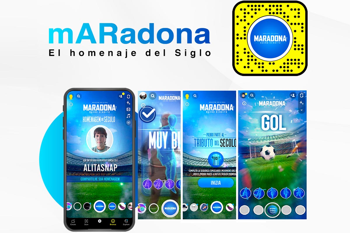 Preestreno: Mediabrands Content Studio, Rufus, Amazon y Snapchat homenajean a Maradona