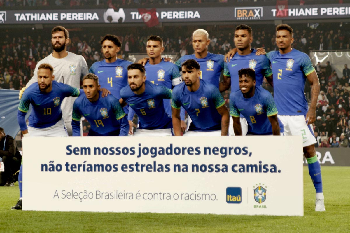 Nuevo: África e Itaú contaron cómo sería la camiseta brasileña si no hubieran jugado negros en la Selección