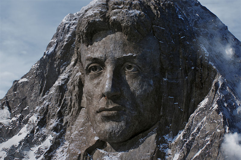Sylvester Stallone escala Paramount Mountain en el nuevo comercial de Paramount+