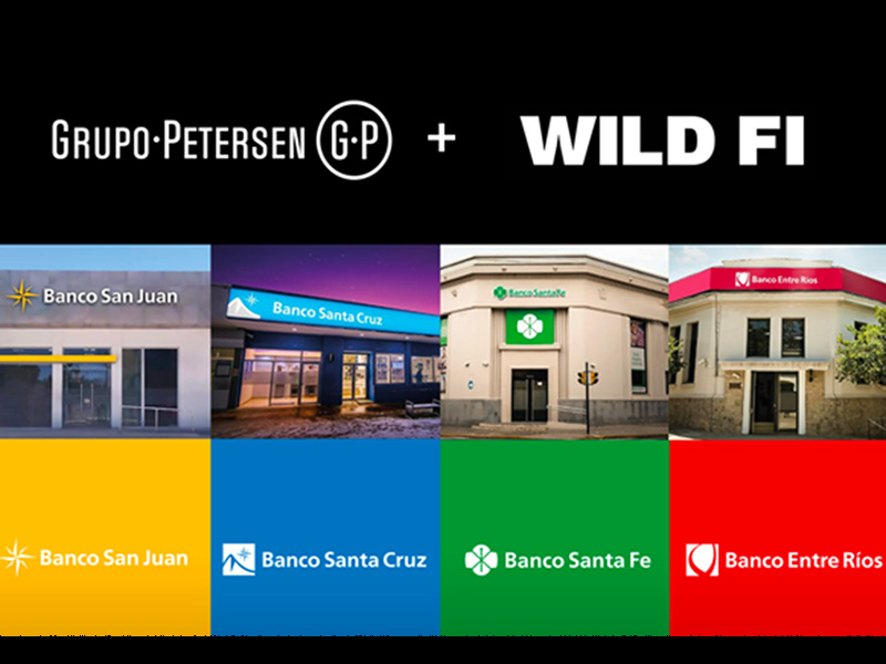 Wild Fi Argentina fue elegida como agencia digital de los Bancos del Grupo Petersen