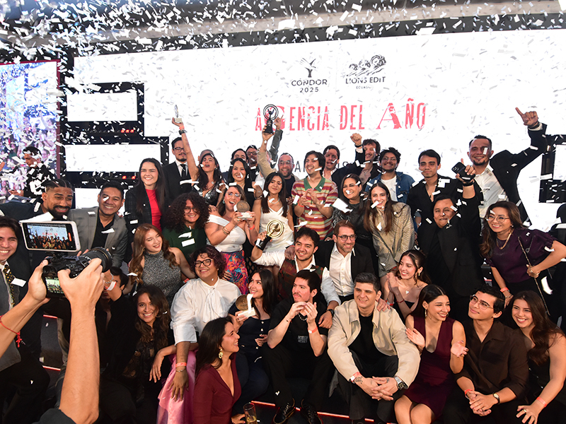 Cóndor 2025: Paradais DDB y Maruri fueron Agencia e Indie del Año