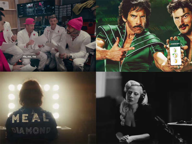 Las marcas están recurriendo a elementos nostálgicos, como la música, y añadiendo elementos modernos. (T-Mobile; Instacart; Hellman"s; Redfin)