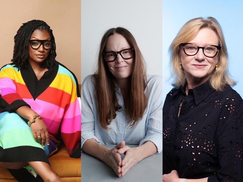 Shannon Washington (Entertainment Lions for Sport), Pip Smart (Film Craft), y Tracey Brader (Pharma).
