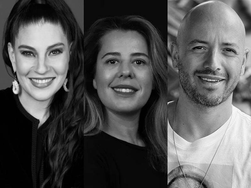 Yune Aranguren (Grupo Modelo, AB InBev México), Carmen Rodríguez (Gut, Global) y Carlos Rodríguez (Omnicom, Global). 