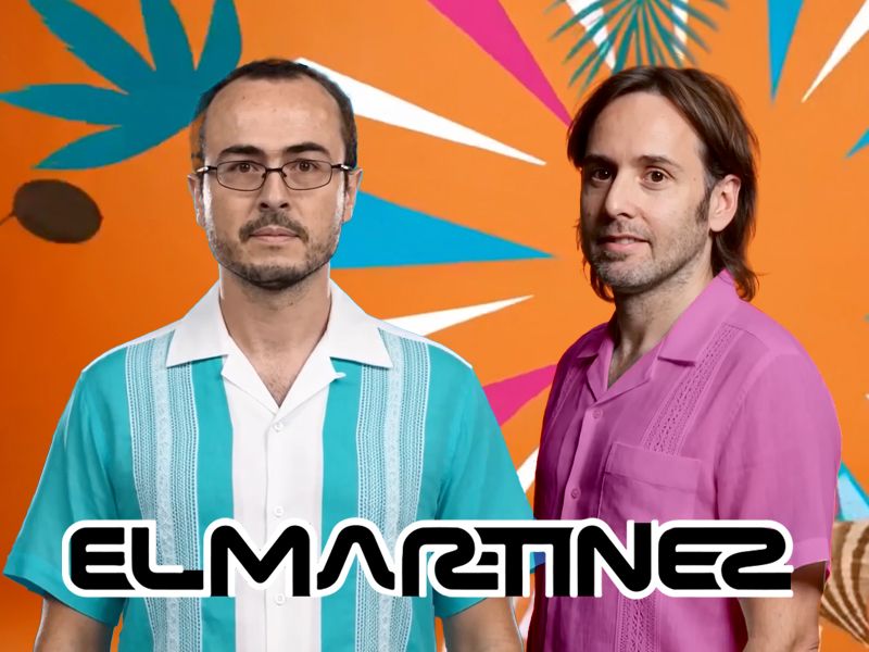 Xavier Serrano y Joaquín Cubría, en el tercer episodio de El Martínez Podcast Bar.