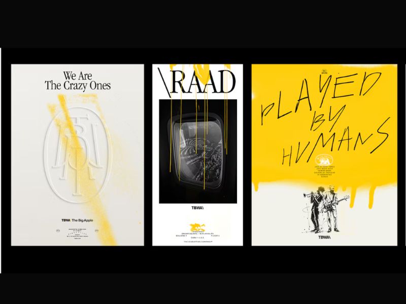 TBWA renueva su identidad visual global, haciendo hincapié en el toque humano