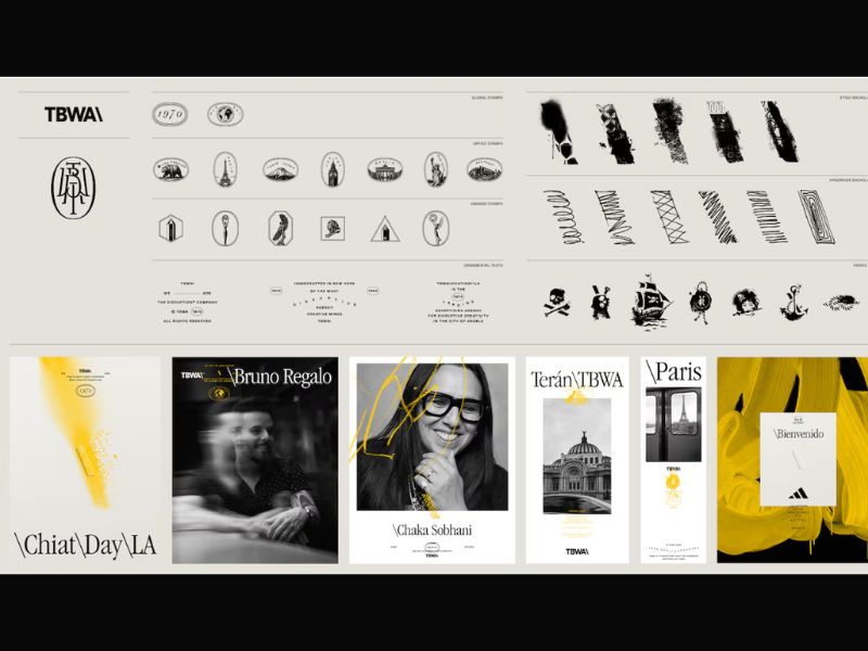 TBWA renueva su identidad visual global, haciendo hincapié en el toque humano