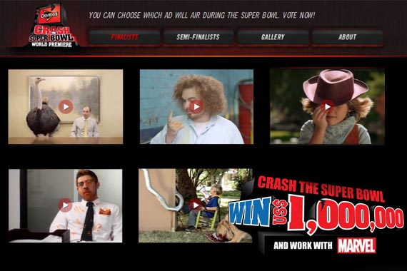 Doritos anunció los cinco comerciales finalistas del concurso “CrashtheSuperBowl”