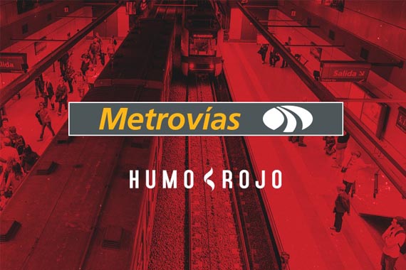 Humo Rojo trabajará para Metrovías