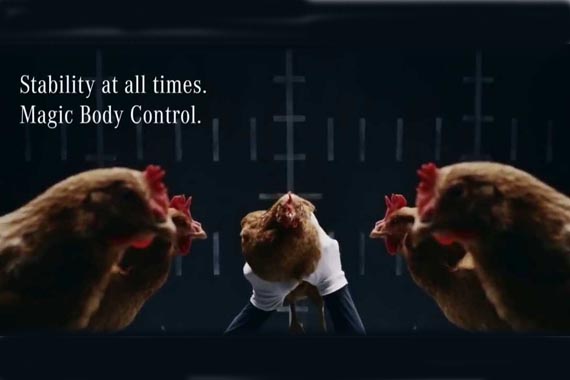 Chicken, lo nuevo de Mercedes Benz, creado por la alemana Jung Von Matt