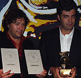 Un emocionado Marcello Serpa dedicó sus premios a un apasionado Simón Bross